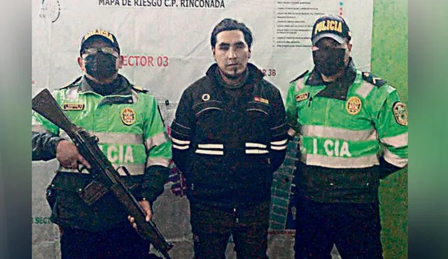 Aceptó. Primer detenido  confesó que participó en balacera. Foto: PNP