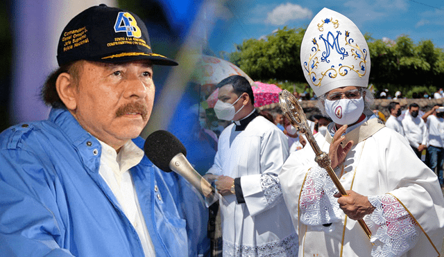 El obispo auxiliar de Managua, Silvio Báez, quien se encuentra exiliado en Estados Unidos, cuestionó a Ortega, quien gobierna desde el 2007, tras tres reelecciones sucesivas. Foto: composición LR/ AFP