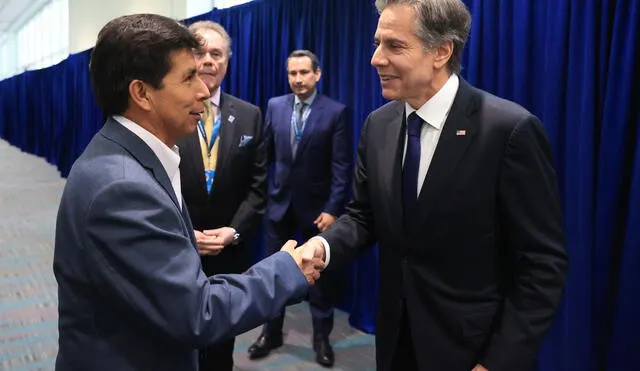 Pedro Castillo se reunirá con el secretario de Estado de EE. UU. Foto: Presidencia