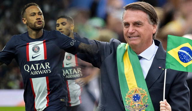 Neymar fue blanco de las crítica por mostrar su apoyo Jair Bolsonaro. Foto: composición LR/PSG/AFP