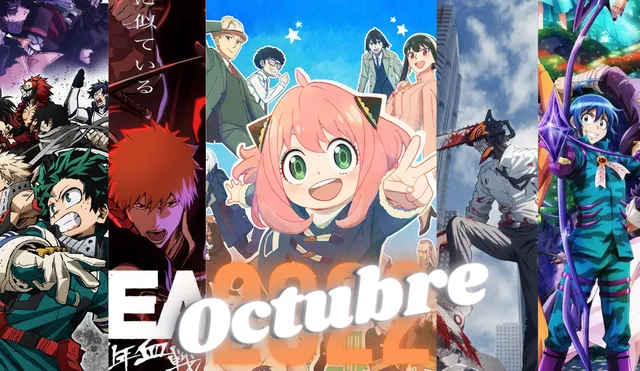 Estos son los estrenos de anime para octubre 2022. Foto: composición/LR