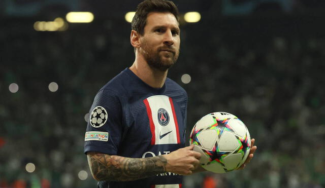 Messi afronta su segundo año en el PSG y podría marcharse a mediados del 2023. Foto: AFP