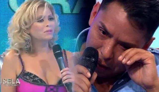 Edwin Sierra se confesó con Gisela Valcárcel tras acusaciones de infidelidad. Foto: composición LR/captura de América TV