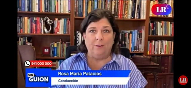 Rosa María Palacios en Sin Guion. Foto: captura de Youtube.