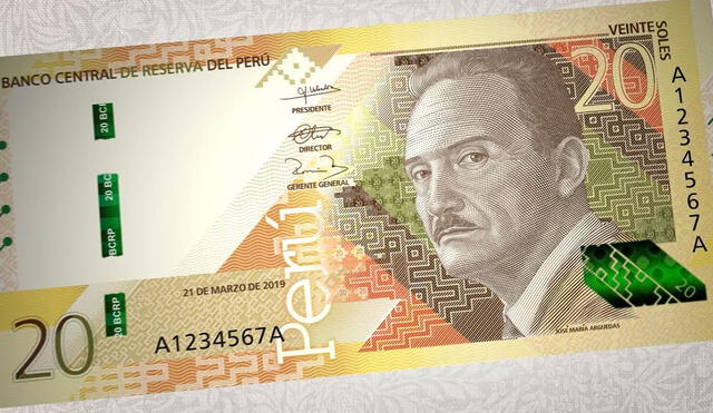 El nuevo billete de 20 soles realiza un homenaje al escritor José María Arguedas. ¿Pidieron permiso para usar la fotografía original? Foto: BCR