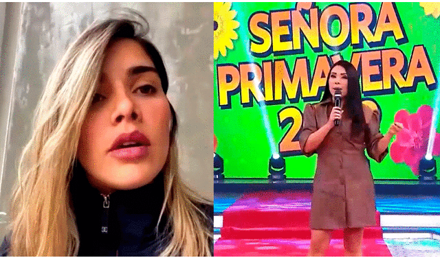 Korina Rivadeneira se comunicó con los conductores de "En boca de todos". Foto: composición LR/América TV