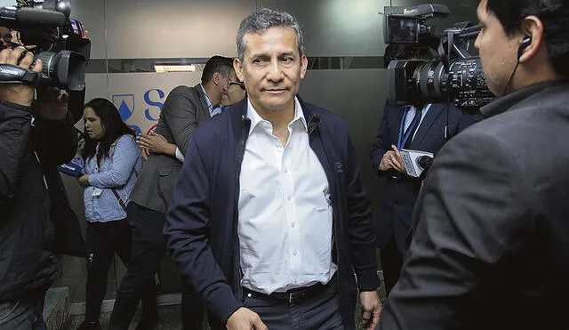 Política. El expresidente Ollanta Humala niega haber recibido aportes ilícitos en la campaña. Foto: Antonio Melgarejo/La República