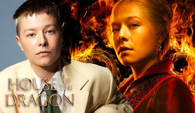 "House of the dragon" está por estrenar su capítulo 7 en HBO Max. Emma D'Arcy da vida a Rhaenyra Targaryen. Foto: composición LR/Vogue/HBO Max