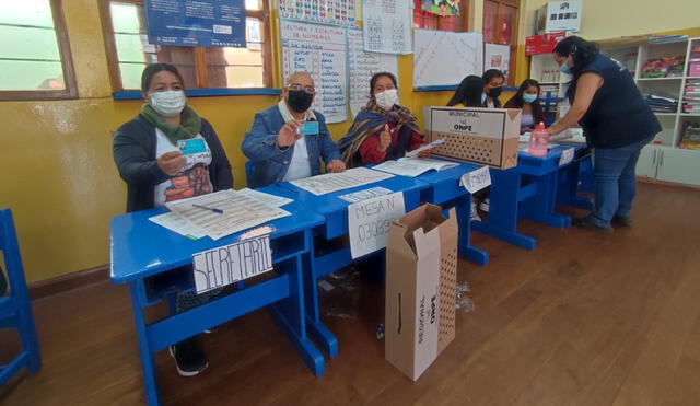 Aula de votación. Foto: ODPE Cusco