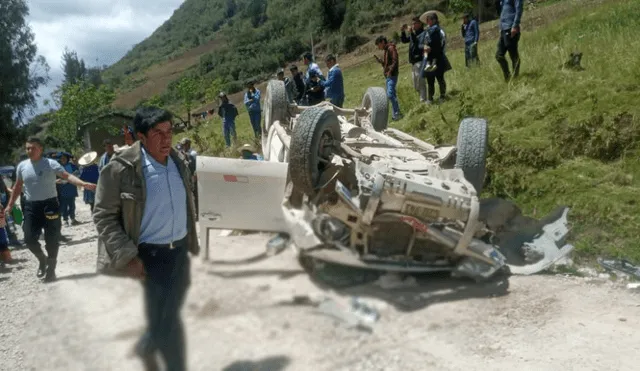 Trágico accidente en carretera de distrito de Llaucán enluta a familias. Foto: PNP