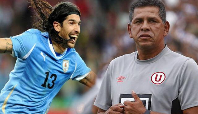 Sebastián Abreu y José Luis Carranza defendieron los colores de la selección uruguaya y peruana, respectivamente. Foto: composición GLR