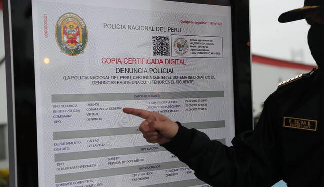 Denuncia policial digital tiene la misma validez que el documento gestionado en una comisaría. Foto: Andina