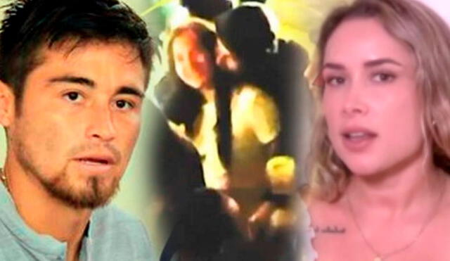Rodrigo Cuba es ampayado por "Amor y fuego" con otra joven en Piura. Foto: composición LR/ captura de Willax TV/ captura de ATV