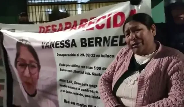 Concepción Miranda Mamani, es la madre de la joven desaparecida. Foto: Radio Pachamama