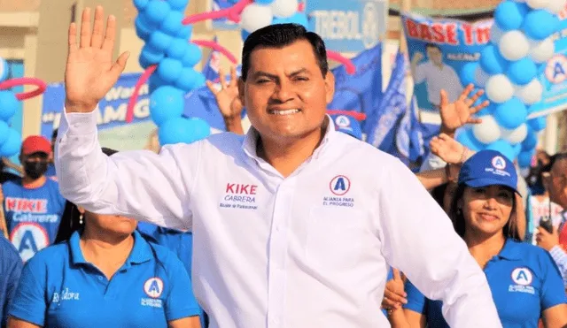 Kike Cabrera del partido Alianza Para el Progreso es el virtual alcalde de Pachacámac, según la ONPE tras las Elecciones Municipales 2022. Foto: Facebook/Kike Cabrera
