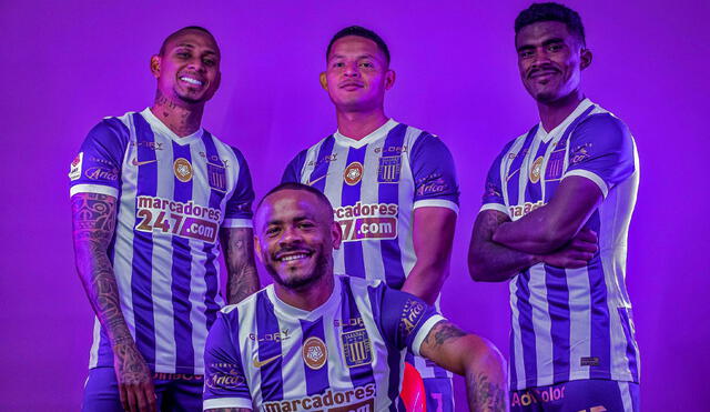 Alianza Lima estrenará su camiseta blanquimorada del 2022 ante César Vallejo. Foto: Club Alianza Lima