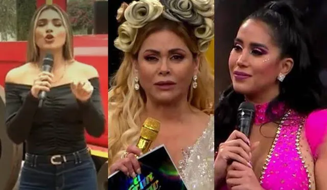 Gisela Valcárcel causó polémica al invitar a Melissa Paredes a "El gran show". Foto: captura de Willax y América TV