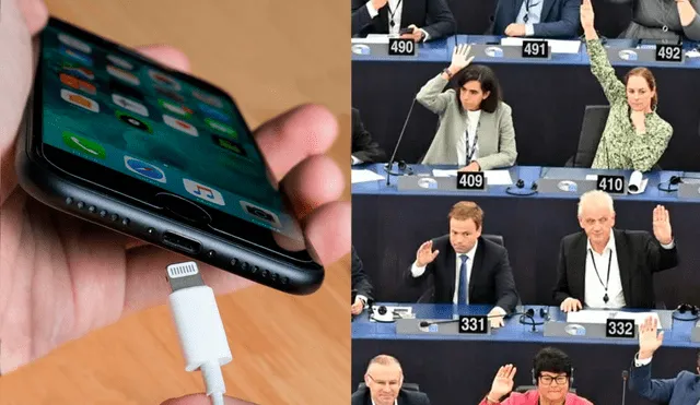 Adiós al cable Lightning en los iPhone: el Parlamento Europeo