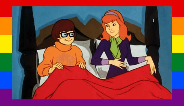 Fans de Scooby Doo tenían la sospecha de que Vilma estaba enamorada de Daphne y lo dejaban saber con fan arts. Foto: Out.com