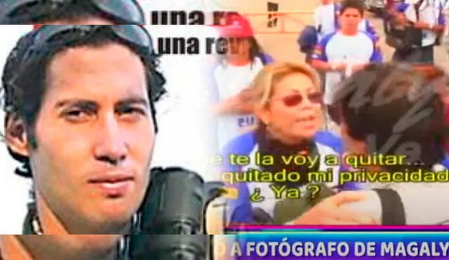 La vez que Gisela Valcárcel agredió a fotógrafo de Magaly Medina, ¿quién es el exurraco? Foto: captura/ATV/revista Magaly TV