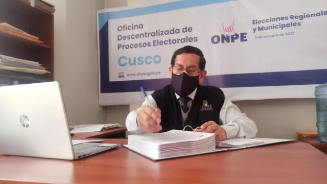 El jefe de la Oficina Descentralizada de Procesos Electorales Cusco, Marcelino Castañeda, explicó situación de segunda vuelta. Foto: La República/Alexander Flores