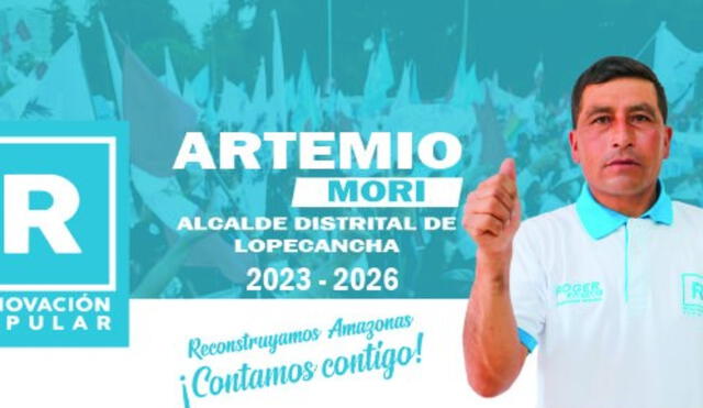 El conteo de la ONPE dio como resultado que solo cinco personas votaron por el candidato Artemio Mori. Foto: Facebook Artemio Mori.