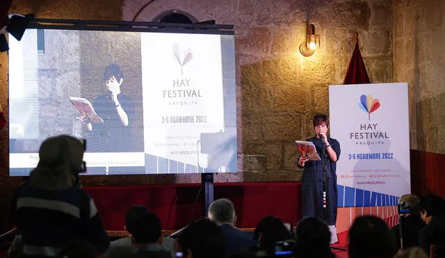 Ángela Delgado dio detalles sobre el Hay Festival en Arequipa. Foto: La República/Rodrigo Talavera