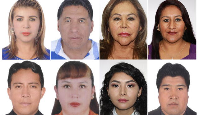 Ocho de los 15 regidores provinciales por Arequipa. Foto: JNE/Composición La República