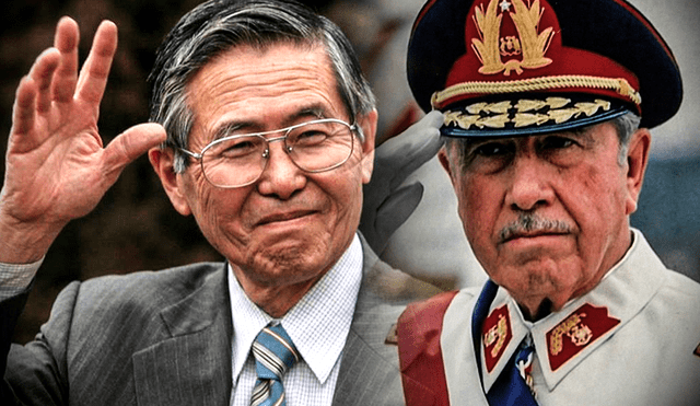 Alberto Fujimori y Augusto Pinochet cometieron crímenes de lesa humanidad en Perú y en Chile, respectivamente. Foto: composición LR / El Regional de Piura / El Observatodo.