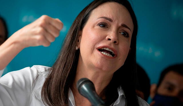 María Corina Machado es la fundadora y coordinadora del partido Vente Venezuela. Foto: EFE