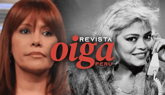 Magaly Medina hablaba sobre Gisela Valcárcel en la revista Oiga. Foto: composición LR/Fabrizio Oviedo/Archivo