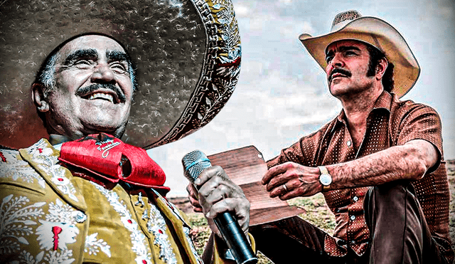 Además de sus grandes dotes como cantante de ranchera, Vicente Fernández tuvo su propia bioserie, llamada "El último rey". Imagen: Composición LR / Netflix.