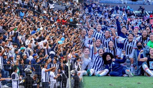 La hinchada de Alianza Lima acompañará al equipo femenino en la final ante Mannucci. Foto: composición/Twitter Alianza Lima Femenino