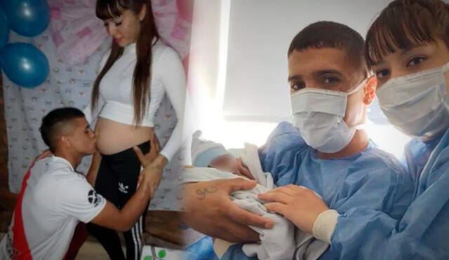 Camila agradeció a Dios, a los médicos y enfermeras por la recuperación de su hijo. Foto: Composición/LR/El Diario de Cuyo