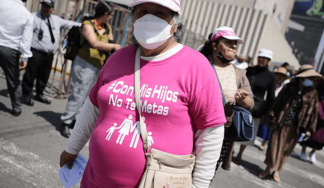 El colectivo 'Con mis hijos no te metas' realiza marchas a nivel nacional contra la OEA. Foto: John Reyes / La República