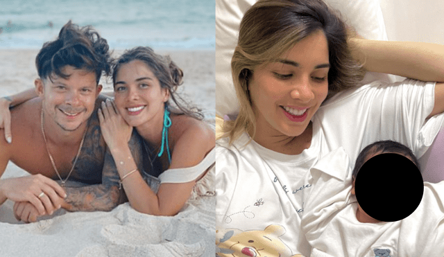 La venezolana compartió las imágenes de cómo reaccionó cuando ella y Mario Hart se enteraron de su segundo embarazo. Foto: composición LR/ Korina Rivadeneira/ Instagram