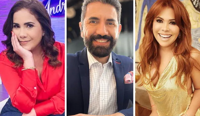 Fernando Díaz puso paños fríos al lío mediático entre Magaly y Andrea. Foto: composición Instagram