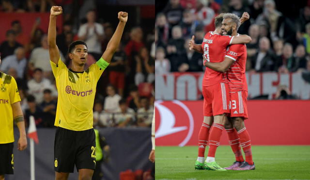 Borussia Dortmund y Bayern Múnich se enfrentan por la fecha 9 de la Bundesliga. Foto: Composición EFE