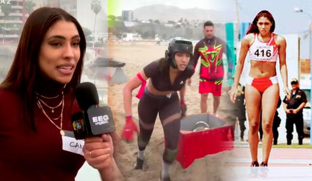 La joven ganó varios títulos en diferentes competiciones, entre ellas los Juegos Panamericanos Lima 2019. Ahora prueba suerte en "EEG". Foto: captura/América TV