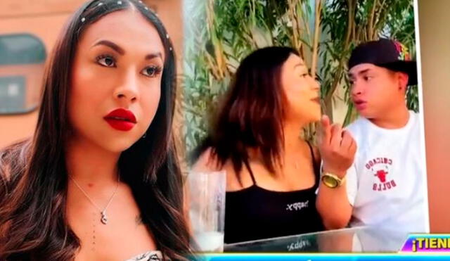 Dayanita se muestra más enamorada que nunca al lado del comediante piurano. Foto: captura/ATV/difusión