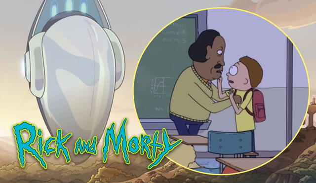 En "Rick y Morty" 6×06, Morty regresa a la escuela, pero su maestro lo culpa de haber iniciado una invasión alienígena. ¿Dónde está su abuelo?. Foto: composición LR/Adult Swim