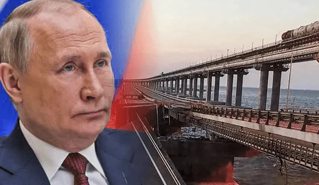 El puente de Crimea es el único nexo entre la mencionada península y el territorio ruso. Composición: Fabrizio Oviedo-GLR/AFP/AFP