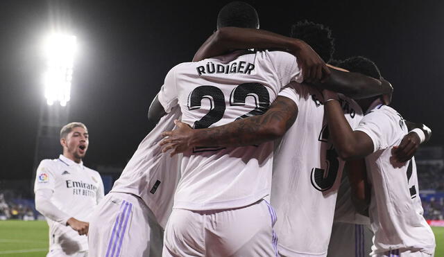 Real Madrid sumó 22 puntos en LaLiga Santander. Foto: AFP