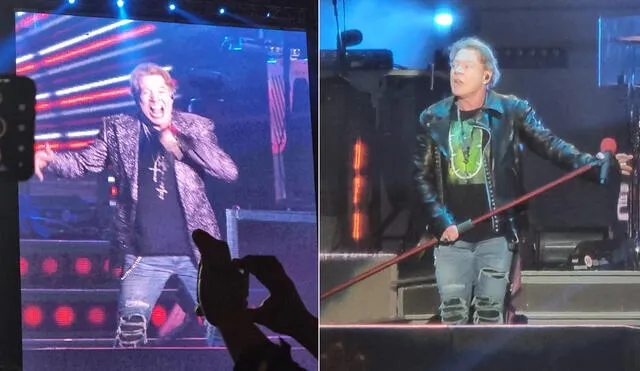 Fanáticos de Guns N’ Roses esperaban que el concierto tenga más luces, pirotécnicos o adornos visuales; tal como se registró recientemente en la presentación de Coldplay en Lima. Foto: Jessica Merino