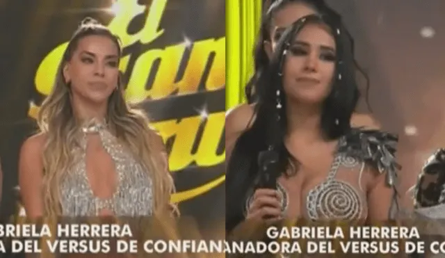Melissa Paredes considera a Gabriela Herrera una fuerte contrincante. Foto: composición LR/captura de América TV