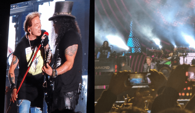 Así se vivió el último concierto de Guns N' Roses en Lima. Foto: composición LR/ Jessica Merino / URPI-LR