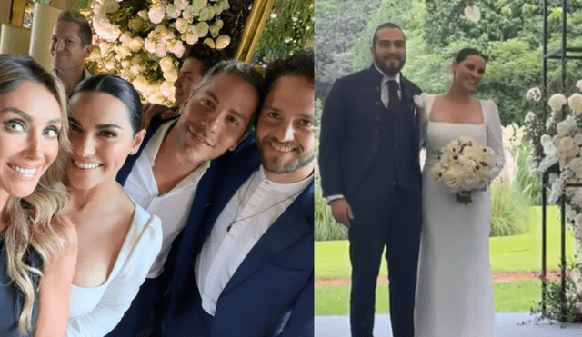 Al ritmo de "Soy rebelde" y "Sálvame" los integrantes de RBD celebraron la boda de Maite Perroni. Foto: composición LR/Instgram Anahí Al ritmo de "Soy rebelde" y "Sálvame" los integrantes de RBD celebraron la boda de Maite Perroni. Foto: composición LR/Instgram Anahí