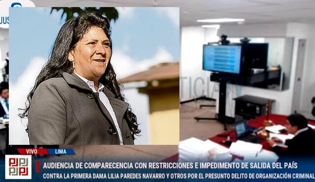 El Equipo Especial pidió 36 meses de impedimento de salida del país contra la primera dama, Lilia Paredes.