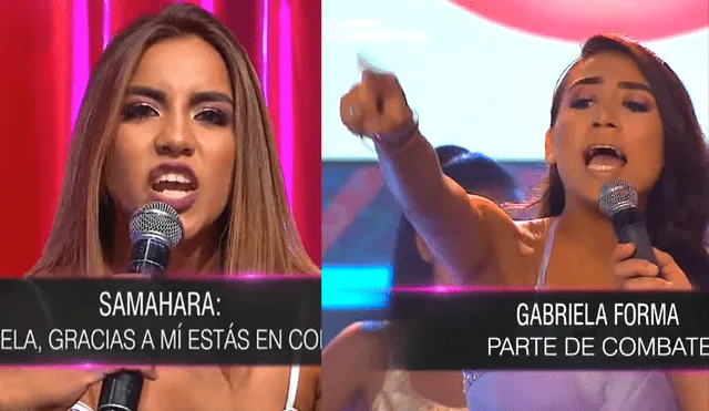 La recordada pelea de Gabriela Herrera y Samahara Lobatón. Foto: composición LR/ captura de ATV