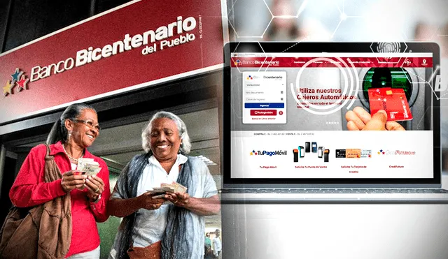La antigua plataforma del Banco Bicentenario de Venezuela aún permanece activa, pese a la reciente actualización que hizo la entidad financiera. Foto: composición LR / VTV / Banco Bicentenario